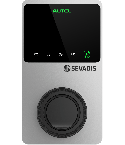 Sevadis MaxiCharger Untethered 7kW-Wifi, RFID &amp; GSM-Silver