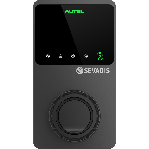 Sevadis MaxiCharger 11kW/22kW-Wifi, RFID & GSM-Black